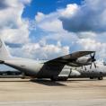 Avión C-130 de la Fuerza Aérea Boliviana arriba al Aeropuerto Internacional José Martí con insumos médicos y productos alimenticios en apoyo a la situación actual que enfrenta el país. La Habana, Cuba, el 30 de julio de 2021. Foto: ACN/Ariel LEY ROYERO