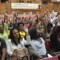 Asamblea extraordinaria del Poder Popular en el municipio de Arroyo Naranjo, para elegir a los 7 candidatos a diputados a la ANPP, En ejercicio legítimo y democrático fue aprobada ayer la candidatura de los 470 diputados al Parlamento, en las sesiones extraordinarias de las asambleas municipales del Poder Popular. Foto: Juvenal Balán