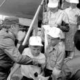 Fidel recibe a niños de Chernobil el 29 de marzo de 1990. Foto: Joaquin Viñas