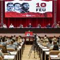 Los delegados al X Congreso de la FEU ratificaron que la organización continuará siendo antimperialista y anticolonialista, y contribuirá a la formación de estudiantes patriotas, martianos y fidelistas. Foto: Ariel Cecilio Lemus