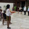 Otorgan la Orden Mariana Grajales por el aniversario 61 de la creación de la FMC, presiden Miguel Díaz Canel Bermúdez Presidente de la República de Cuba y Teresa Amarelle Boué, Secretaria General del Comité Nacional de la FMC, en el Salón de Protocolo EL Laguito Foto: Ariel Cecilio Lemus