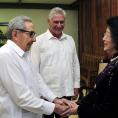 Durante el amistoso encuentro, intercambiaron sobre los entrañables lazos de hermandad que unen a los dos pueblos, partidos y gobiernos. Foto: Estudios Revolución