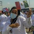 Médicos y enfermeras cubanos viajaron para atender hospitales mexicanos durante el periodo más grave de la pandemia. Foto: José Manuel Correa