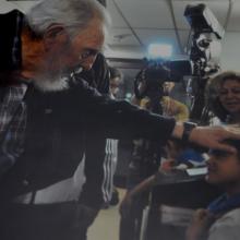 En el año 2013, última ocasión en que Fidel asistió a votar en el colegio numero 1, de la circunscripción 13. | fotos: Estudios Revolución