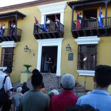 Ofrendas florales de Raúl y Díaz-Canel encabezaron el homenaje a los caídos el 30 de noviembre Foto: Eduardo Palomares