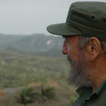 Fidel Castro en la provincia de Pinar del Río, 2003. Foto: Estudios Revolución / Sitio Fidel Soldado de las Ideas.