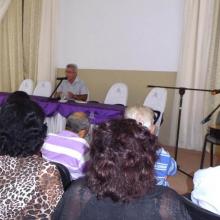 René González Barrios, presidente del Instituto de Historia de Cuba, disertó sobre el internacionalismo y la solidaridad en Fidel Castro Foto: Miguel Febles Hernández.