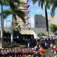 Los villaclareños conmemoraron el aniversario 45 del Destacamento Pedagógico Manuel Ascunce Domenech. Foto: del autor