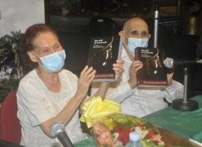 Presentazione del Libro /Al di là della legenda/,degli autori Estela Bravo, Ernesto Bravo e Olga Rosa Gomez. Photo: Ismael Batista