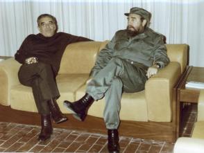 Una profonda amicizia legò Fidel a Gabriel García Márquez. Foto: Archivio di Granma.