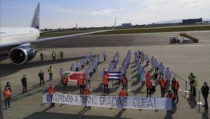 Dal suo arrivo a Torino la brigata medica cubana ha ricevuto espressioni di gratitudine. Photo: Heidy Villuendas 