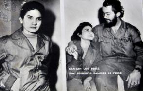 Los excombatiente del Ejército Rebelde, Luis Jesús Pérez Martínez, capitán y Juana Bautista de la Concepción Ramírez Figueredo (Conchita), casados en boda rebelde oficiada por el Dr. Fidel Castro. Foto: Madelin Ramírez/ ACN.