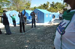 En Jacmel está el segundo hospital de campaña de los médicos cubanos. 