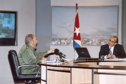 fidel en la mesa redonda