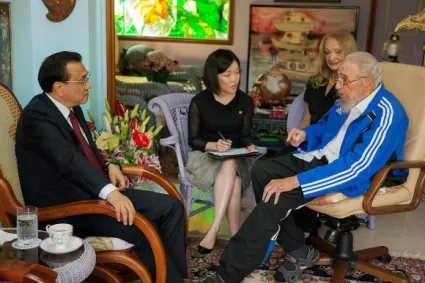 fidel y Li Keqiang