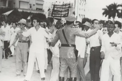 fidel en manifestacion feu
