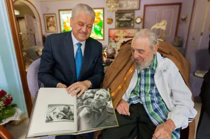 fidel con el Excelentísimo Señor Abdelmalek Sellal