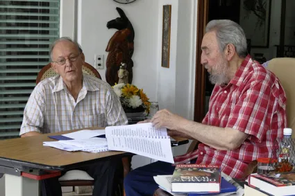 fidel con Michel Chossudovsky